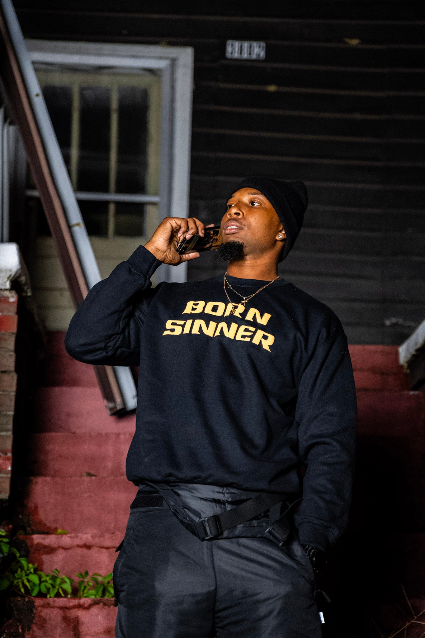 BORN SINNER SWEAT SHIRT